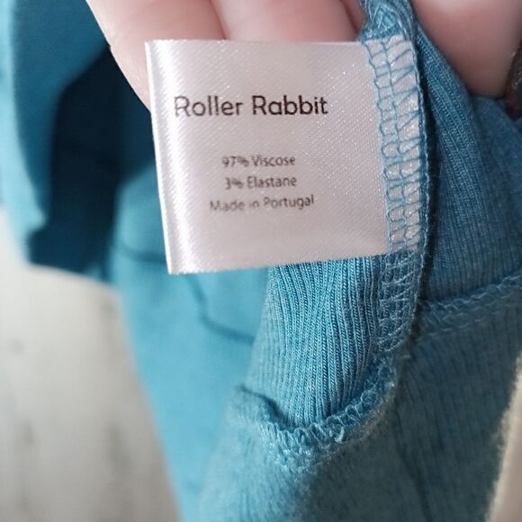 NWT Roller Rabbit Lena Hoodie in Washed Blue - Picture 13 of 14